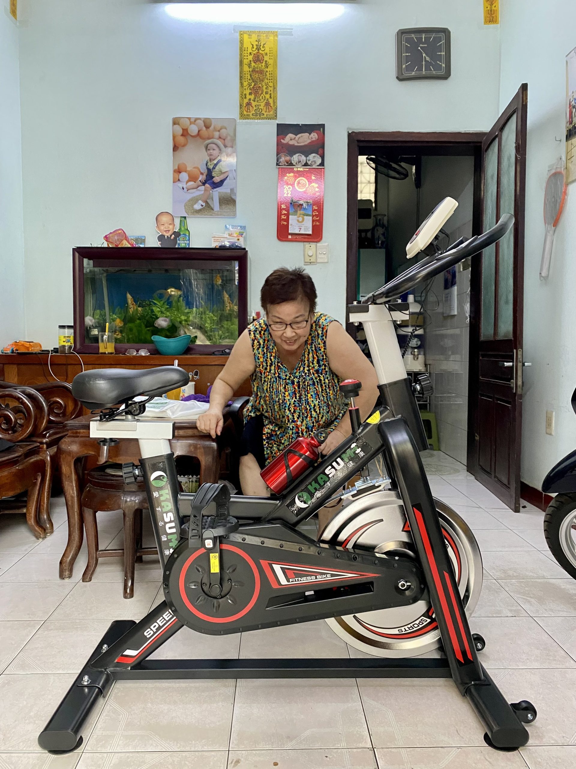 Xe đạp tập thể dục trong nhà